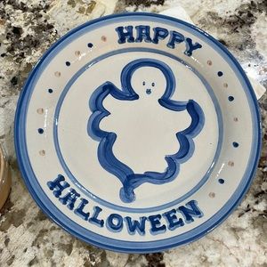 Haldey Pottery Halloween Plate